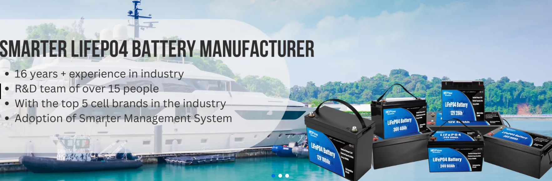 lifepo4 battery company copow